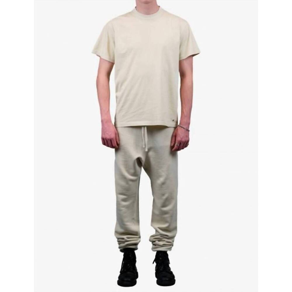 NEW KING APPAREL primary sweatpants in bone white
